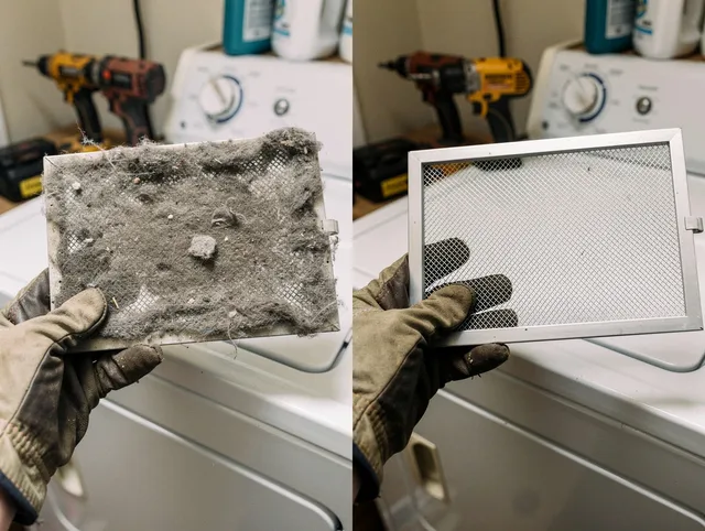 Professional lint trap cleaning by Windham Dryer Vent Cleaning in Windham