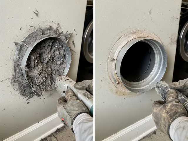 Professional clogged vent cleaning by Windham Dryer Vent Cleaning in Windham