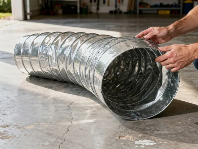 Windham Dryer Vent Cleaning specialist using advanced equipment for thorough duct cleaning in Windham
