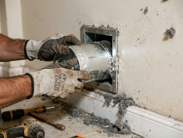 Professional dryer vent repair and installation by Windham Dryer Vent Cleaning in Windham